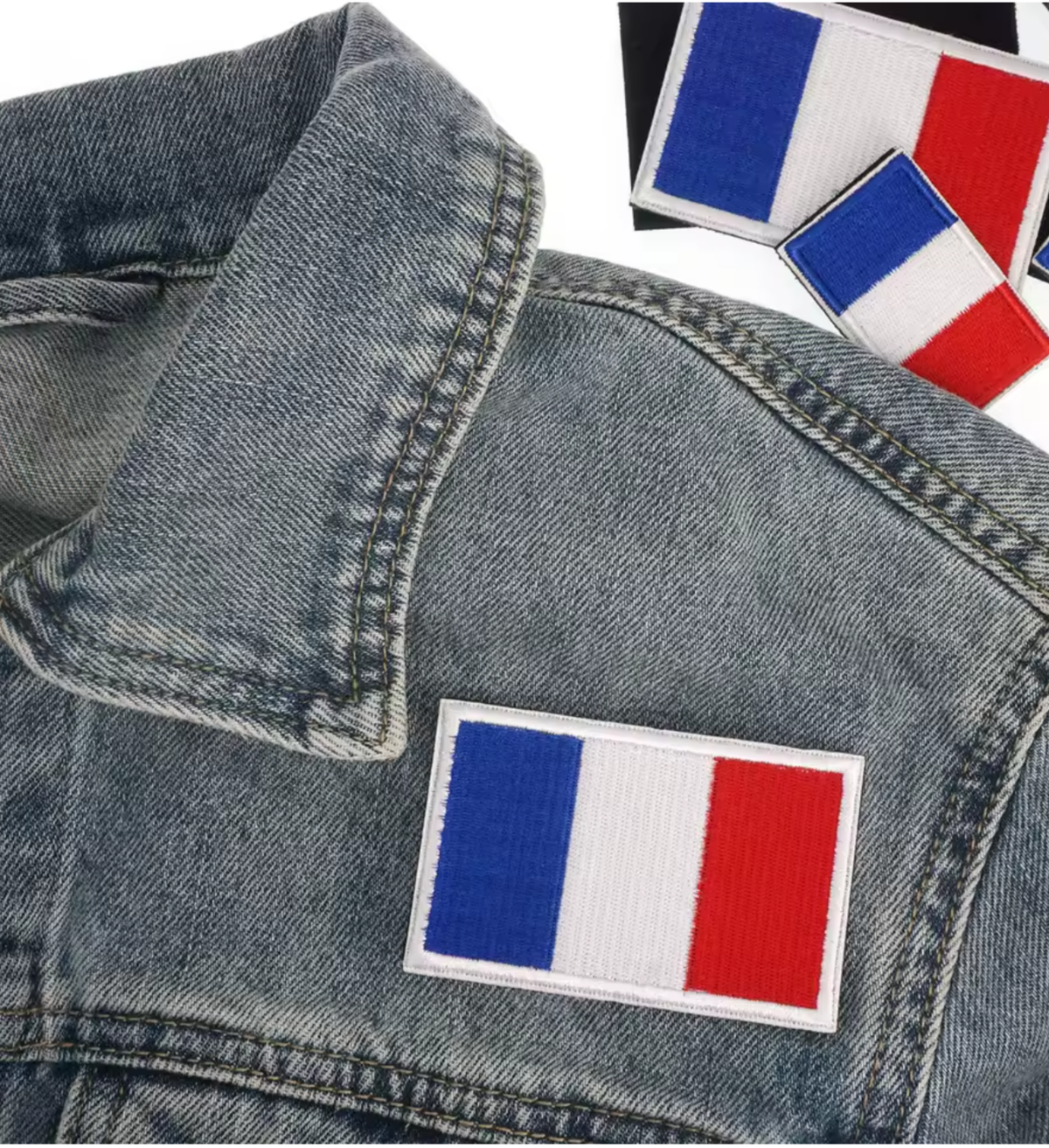 Écusson Patriote Tricolore