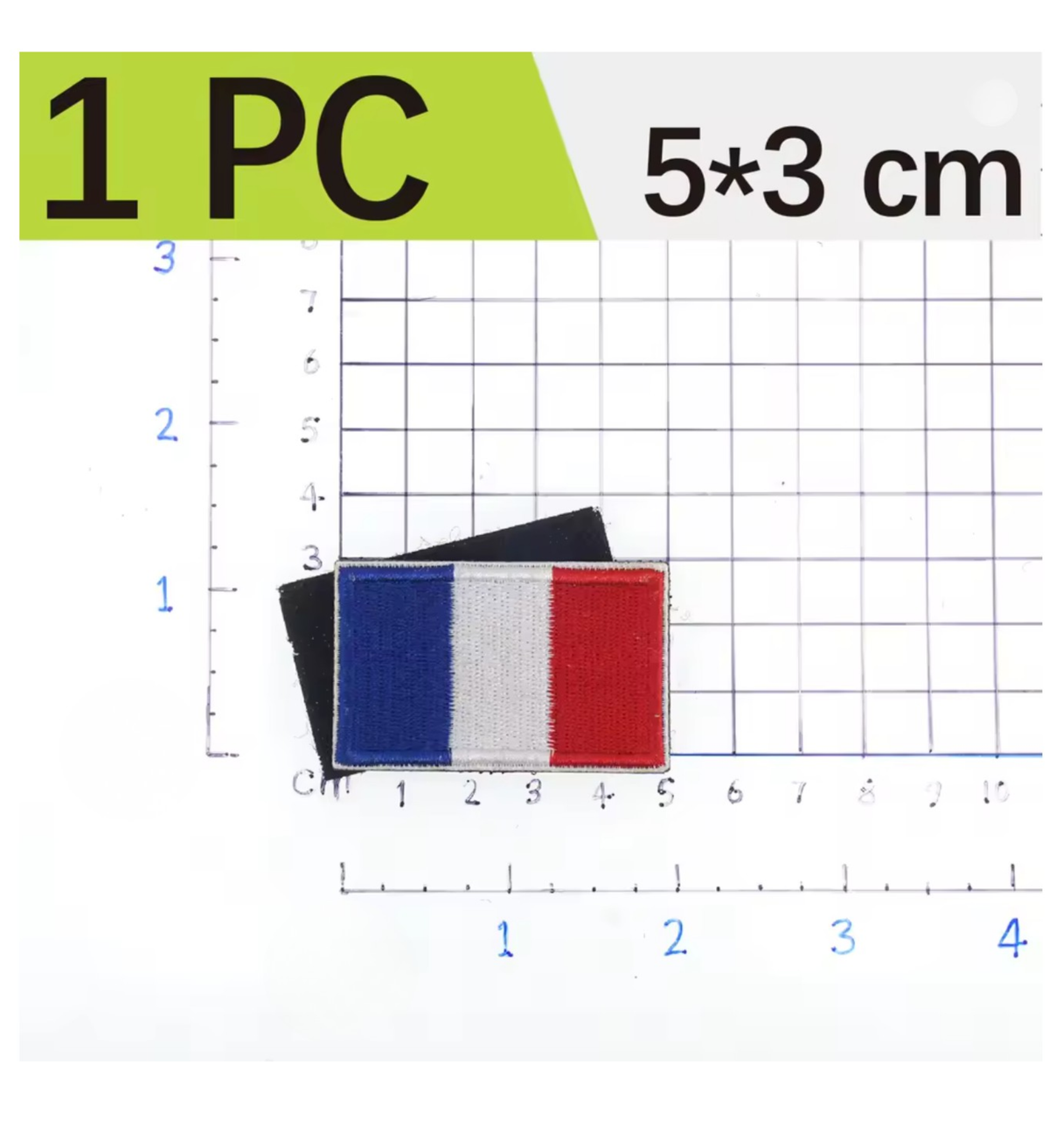 Écusson Patriote Tricolore
